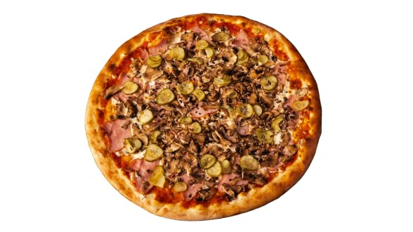 Su kumpiu ir grybais